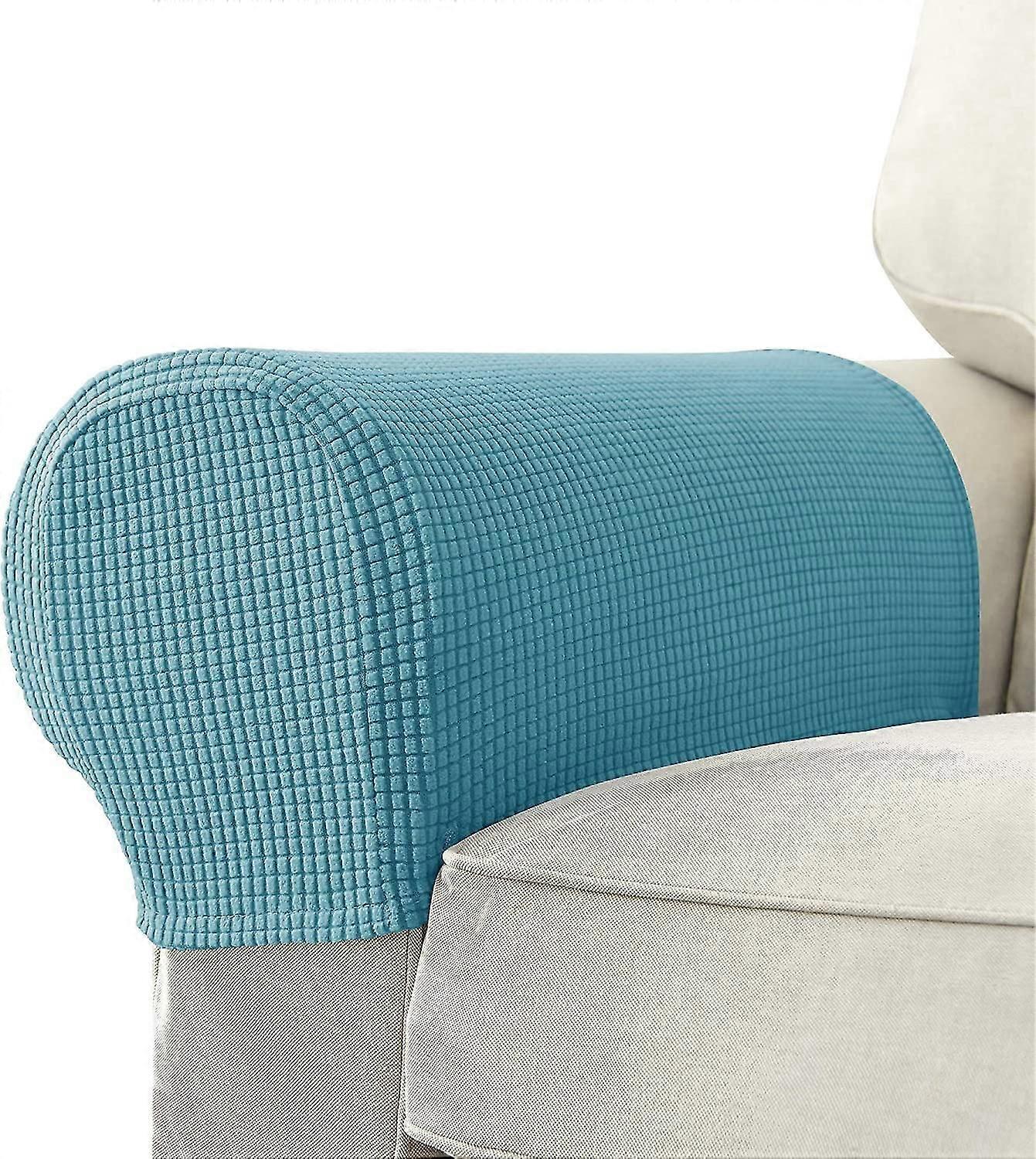 Conjunto de 2 capas de poltrona de poltrona de sofá jacquard