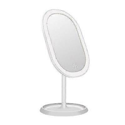 Makeup Mirror With 20 LEDs Cosmetic Mirror Touch Dimmer Switch Rechargeable Mirrors