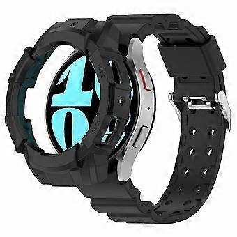 Ensemble de bracelet de montre en silicone et de boîtier pour Galaxy Watch 6 40mm, combinaison d’accessoires durables et légers