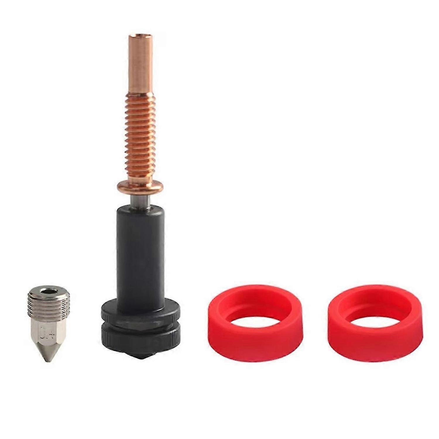 Rapid Change High Flow Extruder Nozzle High-Temperature Hardening Steel Nozzle Kit for Hotend 3D