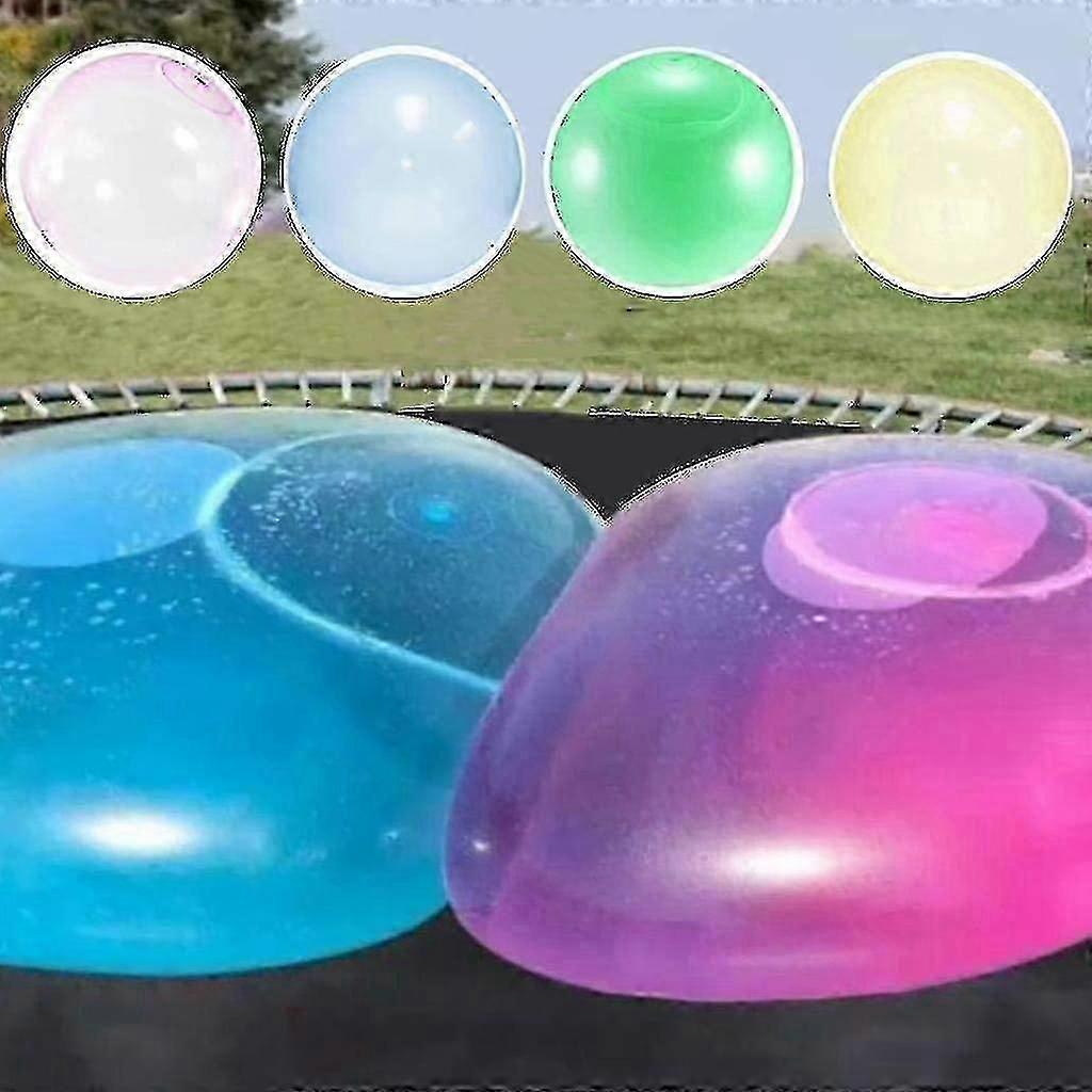 2pcsBubble Ball Toy Water Bubble Ball Toy For Kids Inflatable Water Bubble Ball Balloon Beach Ball Garden For Outdoor Indoor Play