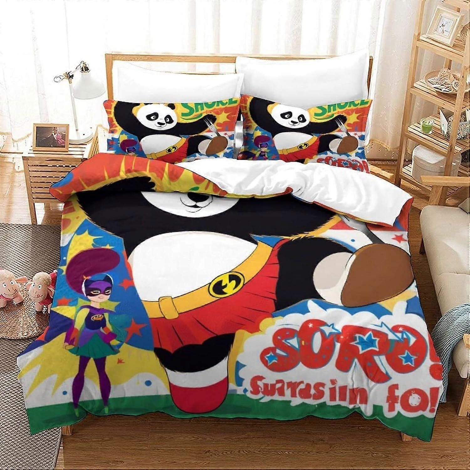 Monkey Duvet Cover Set 3 PCS Hotel Quality Quilt Cover Bedding Set Bed Covers with Pillowcases with Zipper Closure Hypoallergenic Soft Breathable Micr