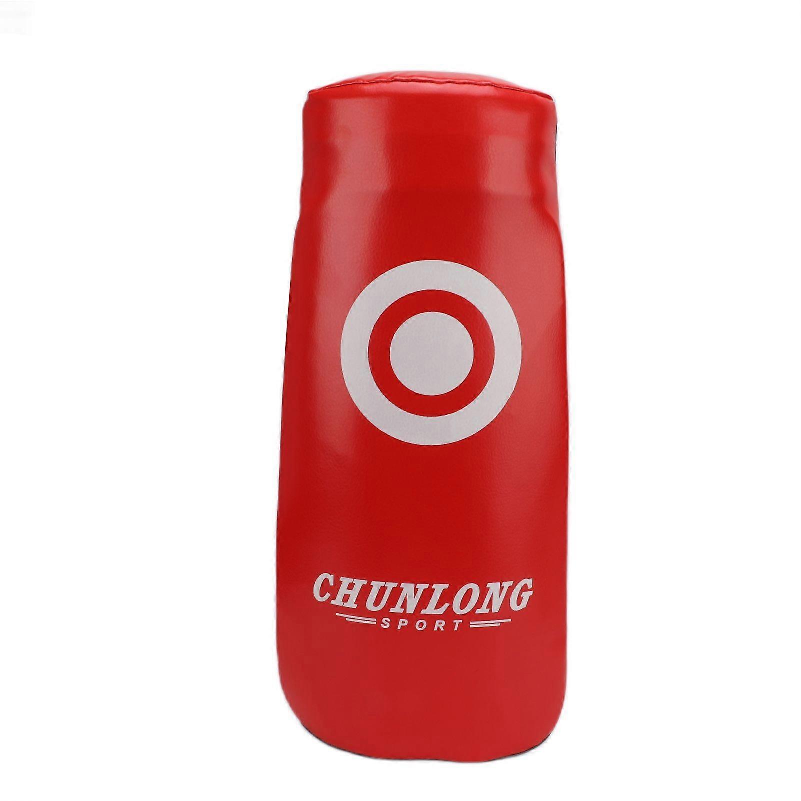 Boxing Kick Pad with Curved Punching Surface PU Leather Karate Kicking Shield Pad for Taekwondo TrainingRed