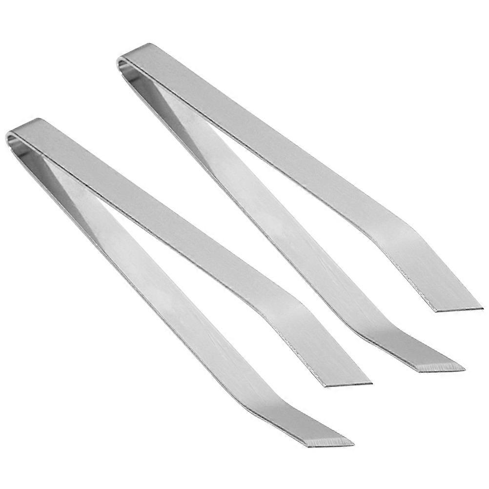 Stainless Steel Tweezer Fish Bone Clip for Kitchen Use 2Pcs Set