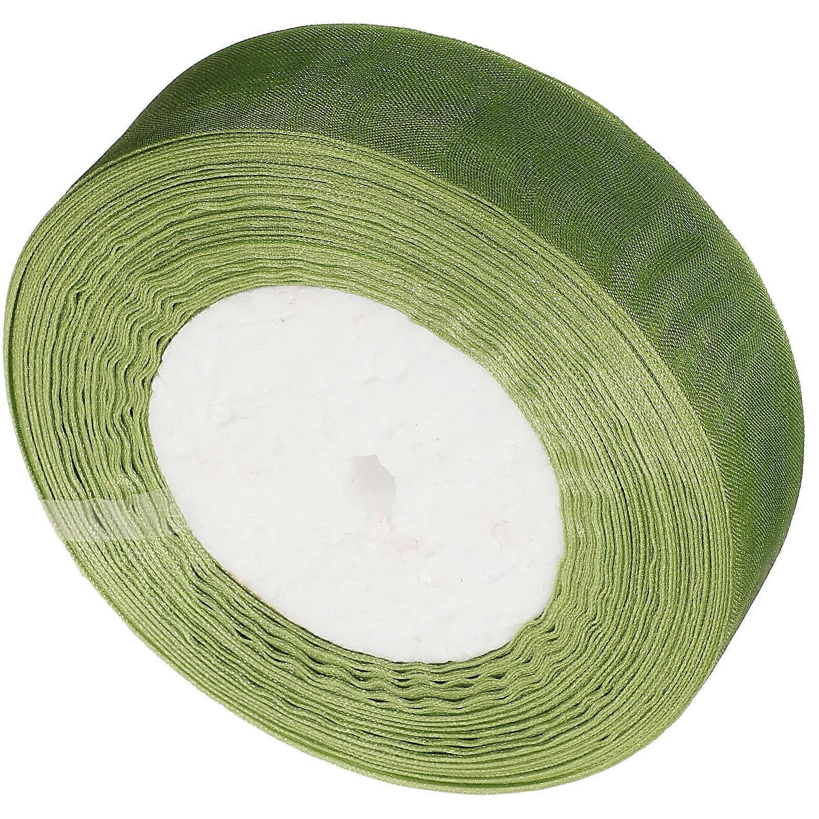 Multi-Use Package Ribbon Roll Christmas Gifts Chinlon Green Wear-Resistant Tear-Resistant Gift Wrapping 1roll