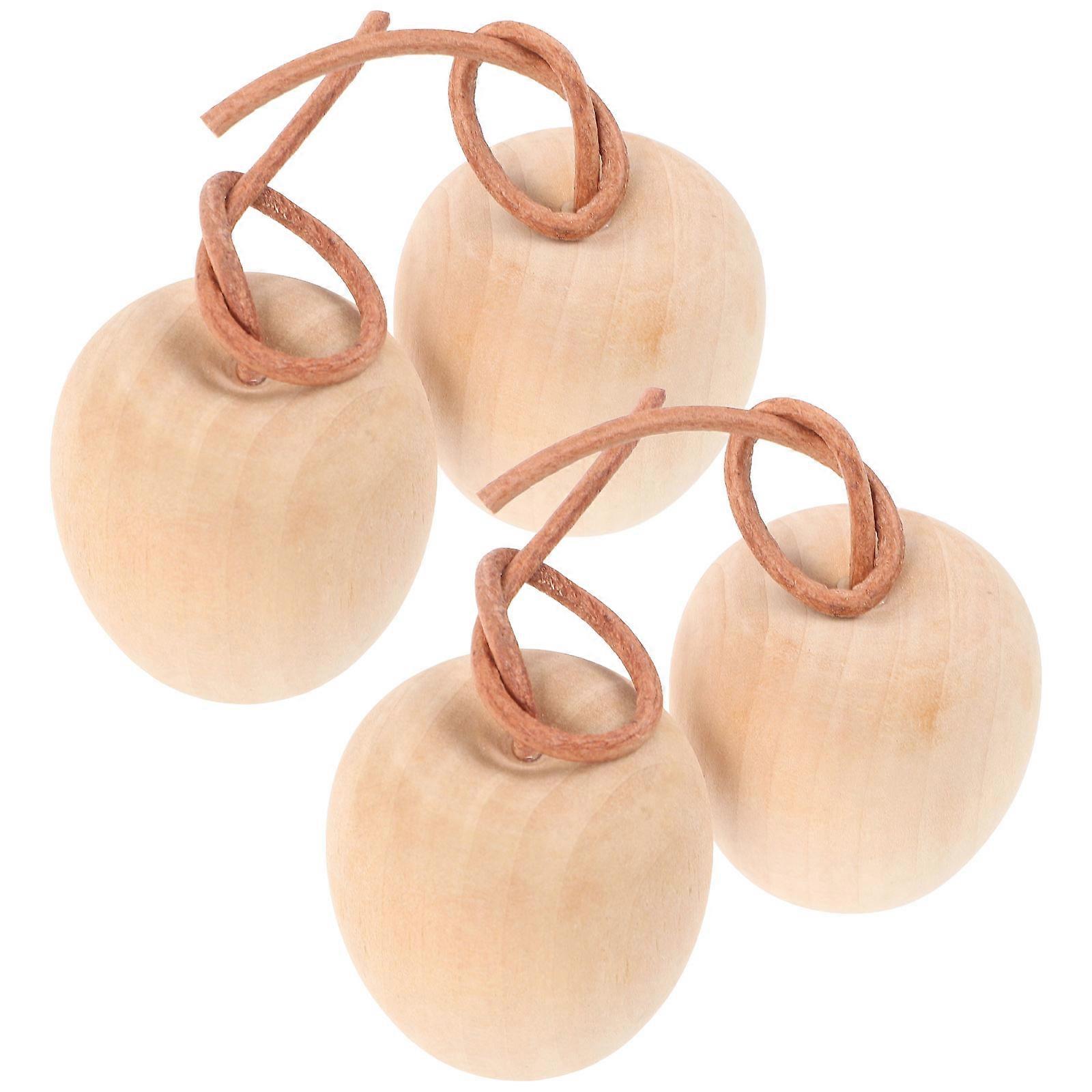 Unfinished Wood Apples Crafts for DIY Ornaments 20Pcs Wooden Apples Set