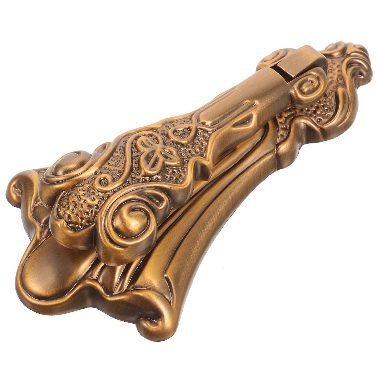 Door Knockers Zinc Alloy Door Knocker for Security 5Pcs Set in Golden