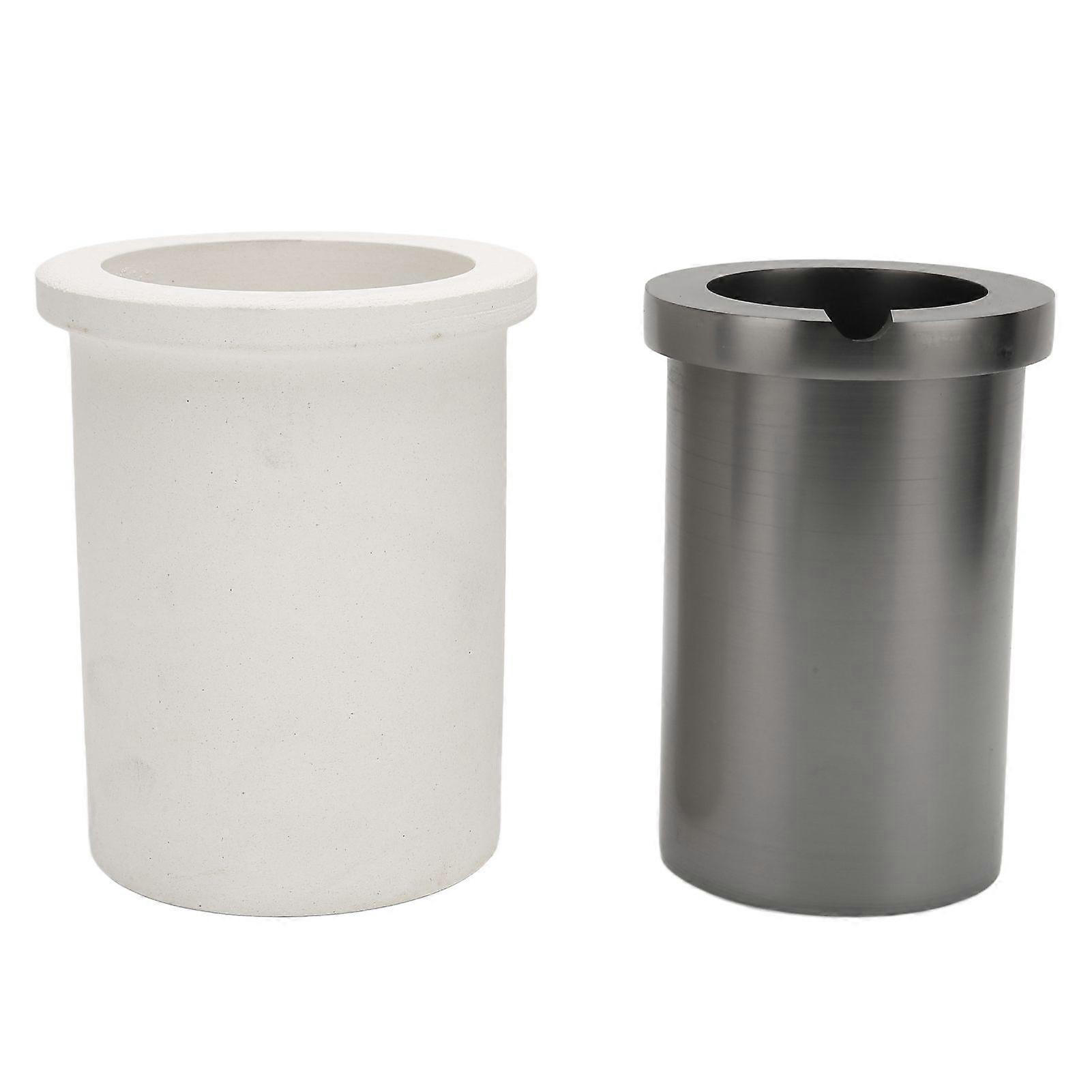 Gold Melting Crucible Set High Purity Graphite Heat Resistant Induction Melting Furnace Crucible for Copper Aluminum