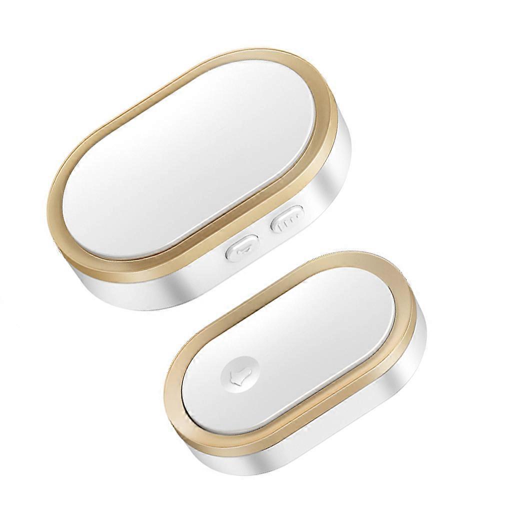 Wireless Doorbell 4 Volume Adjustable Indicator Light Door Bell US Plug