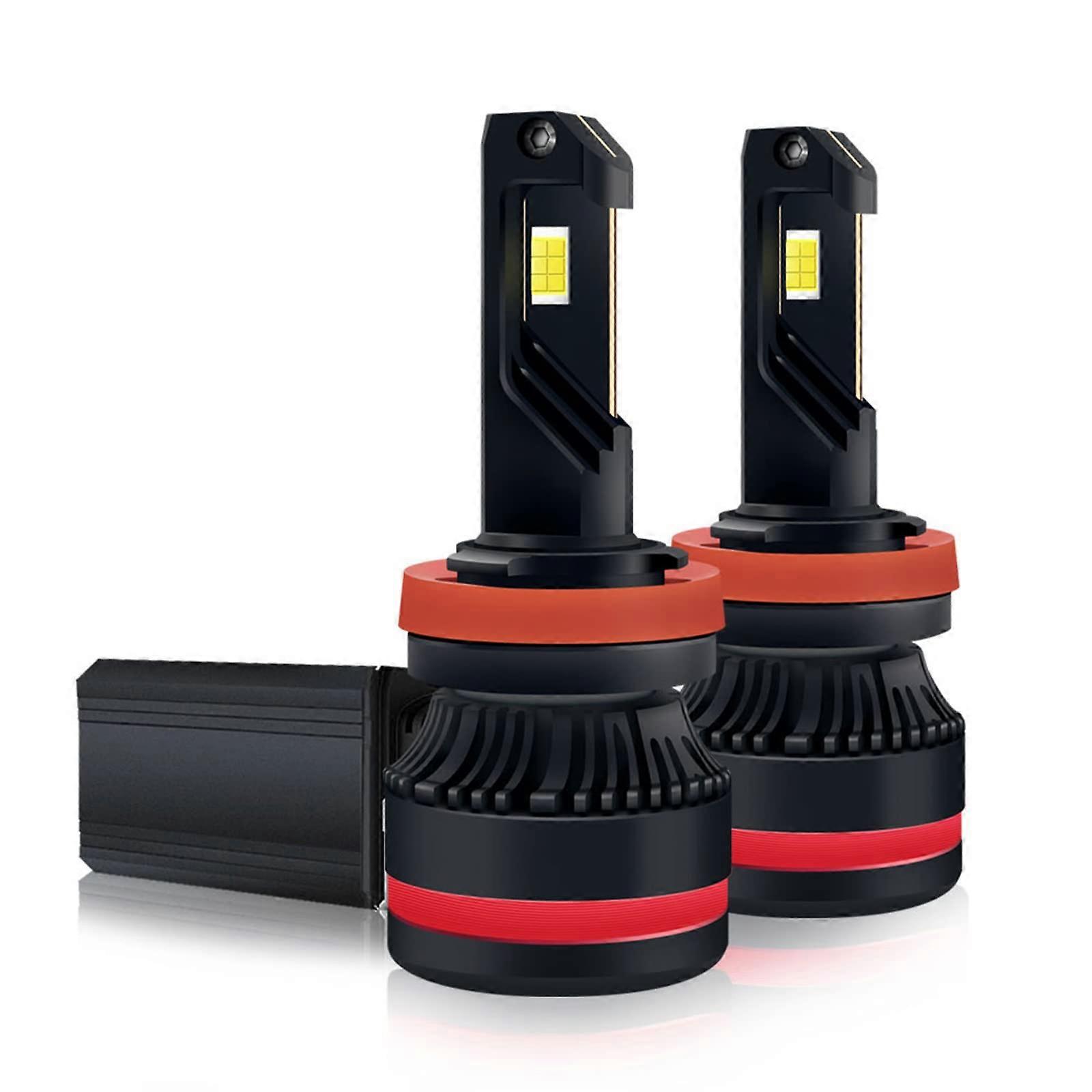 LED Headlight Bulbs 110W 22000 Lumens H4 Base Conversion Kit 6000K Cool White IP68 Waterproof Quick Install Pack of 2