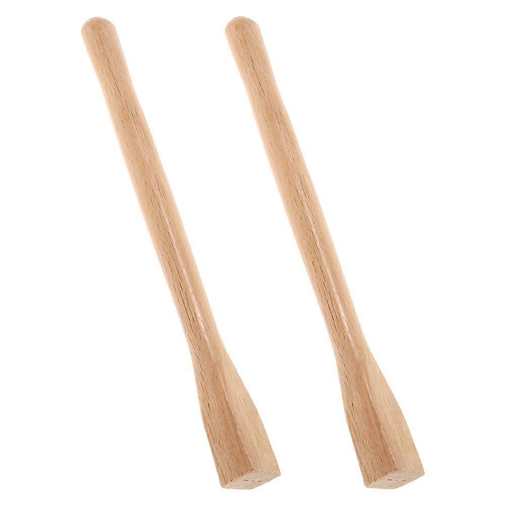 Replacement Handles Use Construction Tools Beige Cylindrical 2Pcs