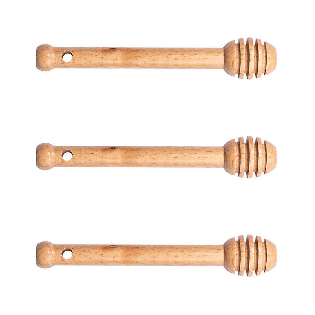 Honey Dipper Wooden Honey Sticks for Long Handle Stirring 15 Pieces