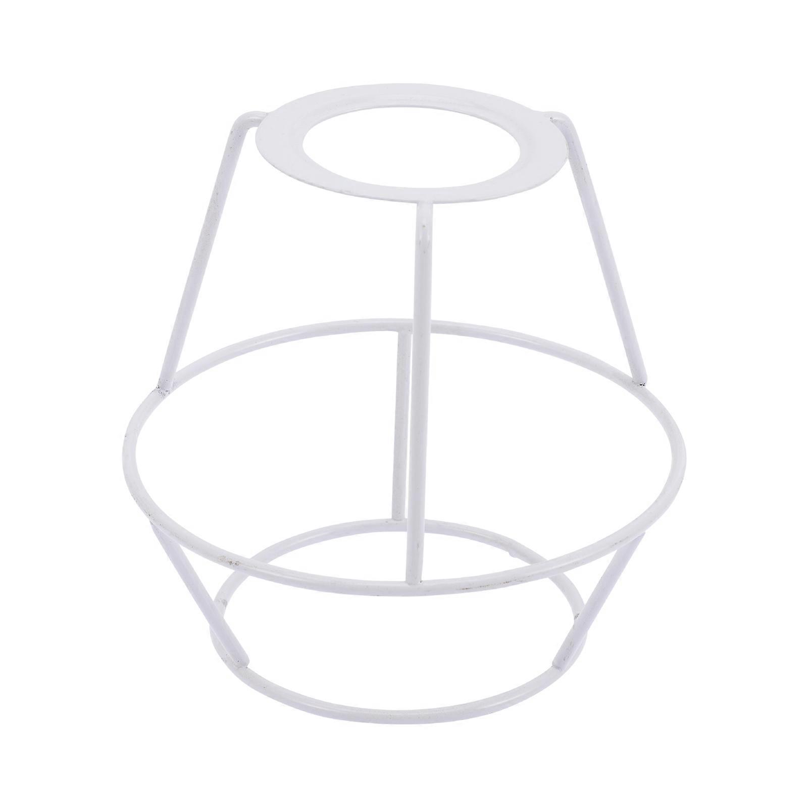 Ring for Lamp Shade E27 Base for Chandelier Lights DIY 2Pcs White