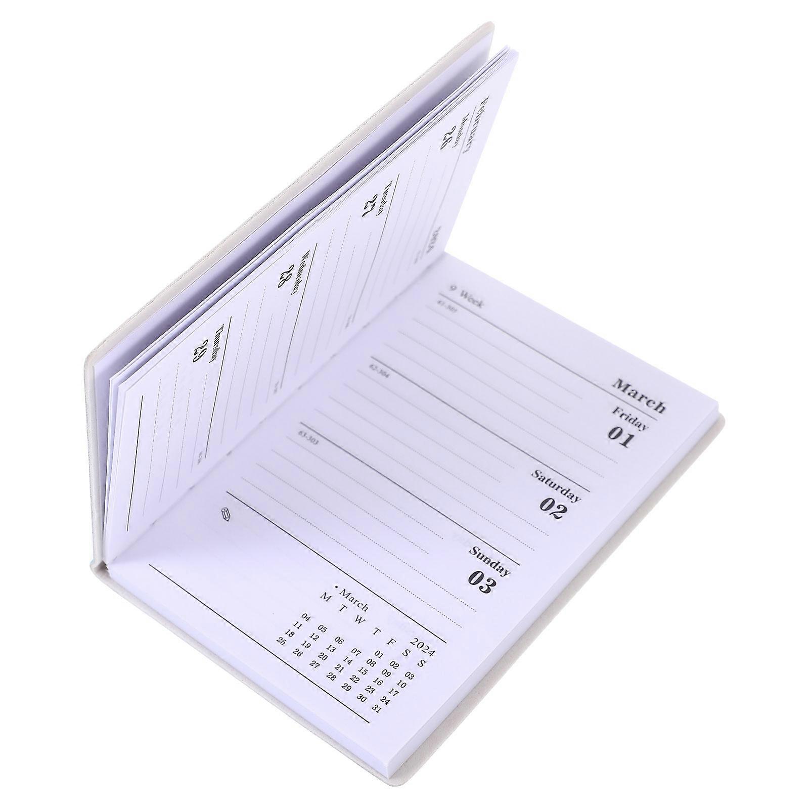 3Pcs Sky-Blue Planner Notebook for Writing Portable Household Organizer