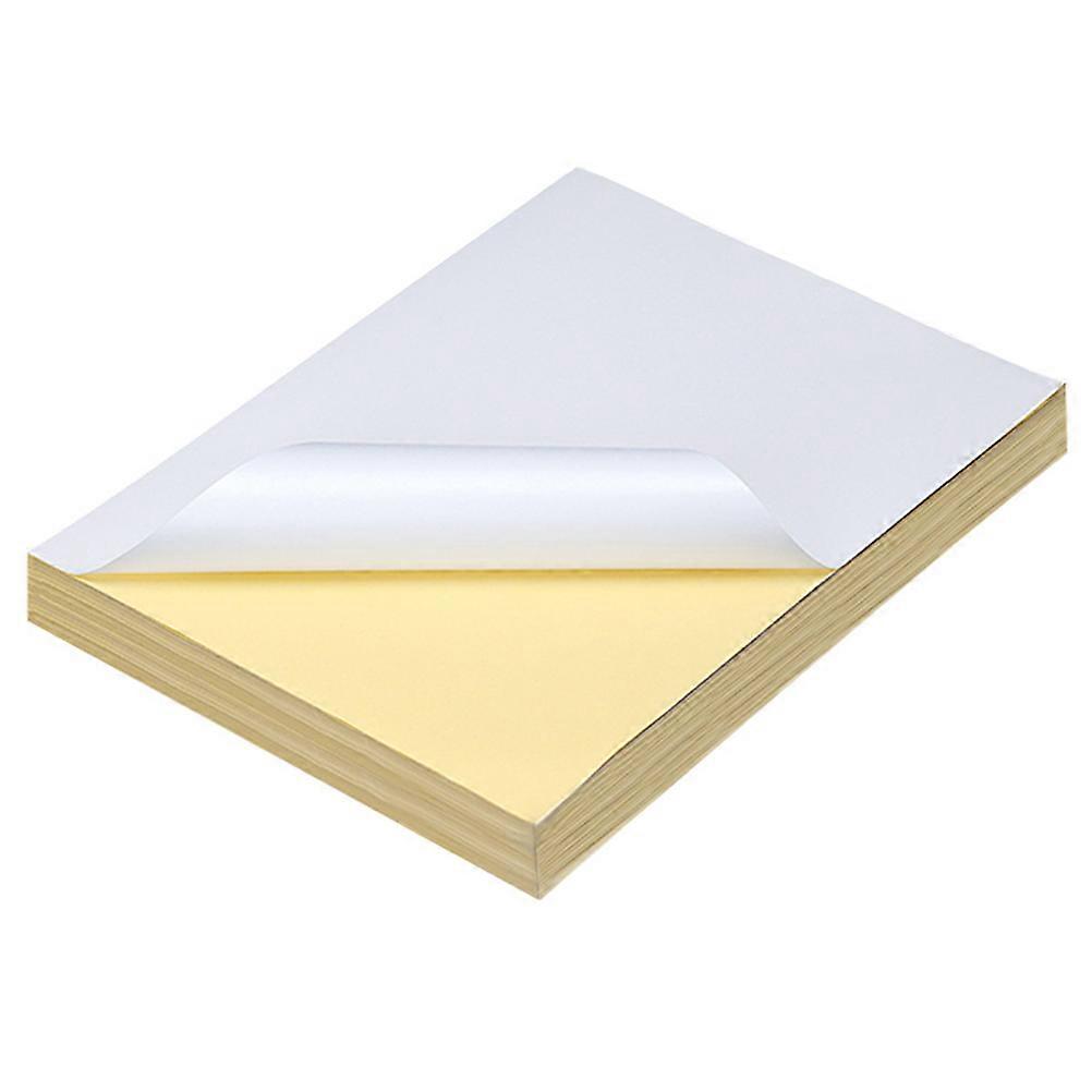 White A4 Adhesive Typing Paper for School Use 200Pcs Label Sheets