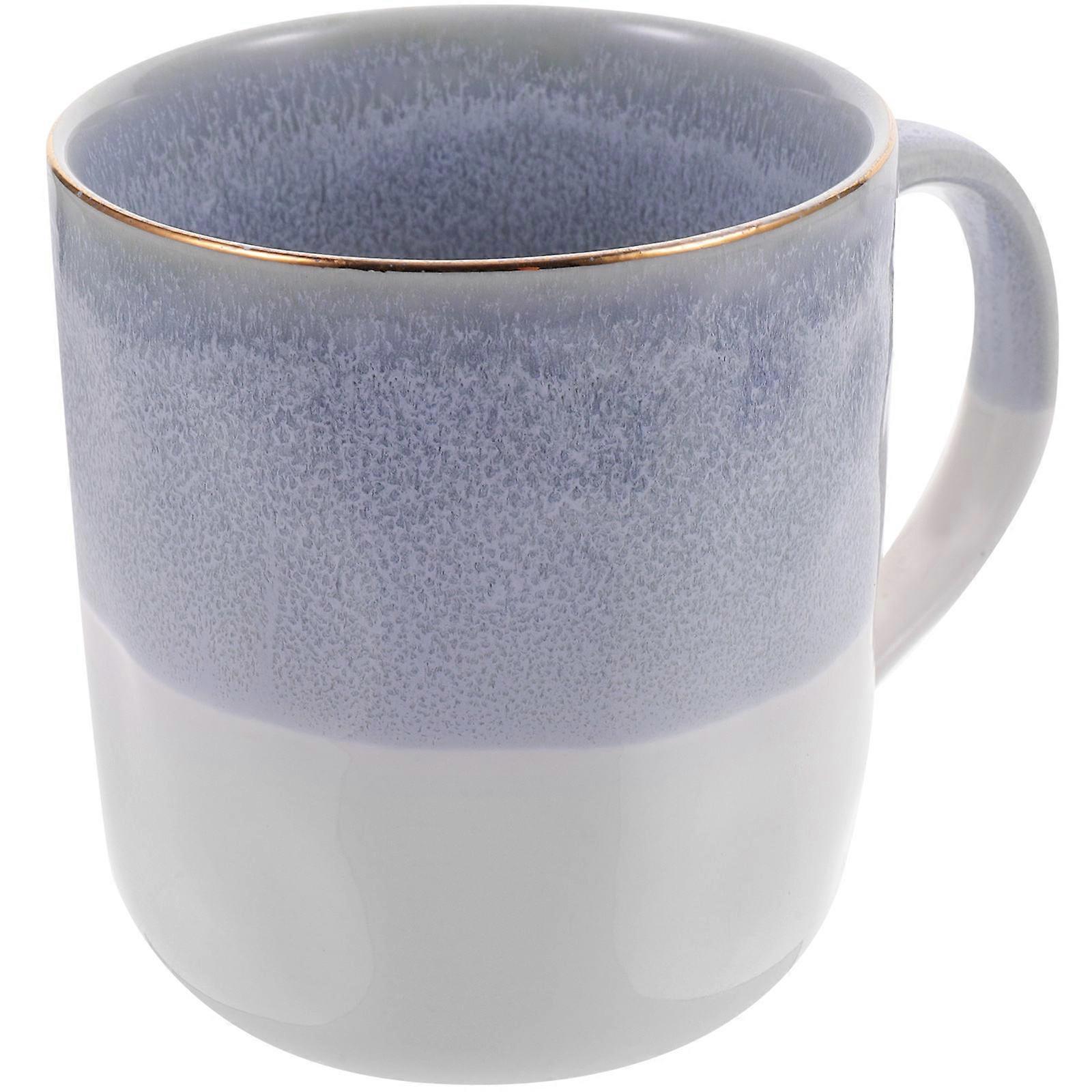 Ceramic Coffee Cup Set 3Pcs For Home Use With Creative Design And Round Shape Ideal For Storing Beverages