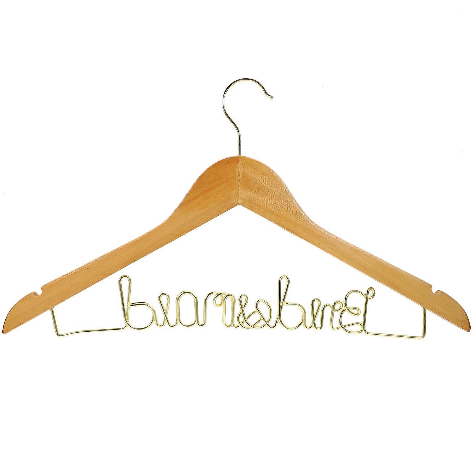 Wedding Clothing Display Hanger Suitable For Bedrooms With Smooth Appearance Prevent Scratching 2Pcs