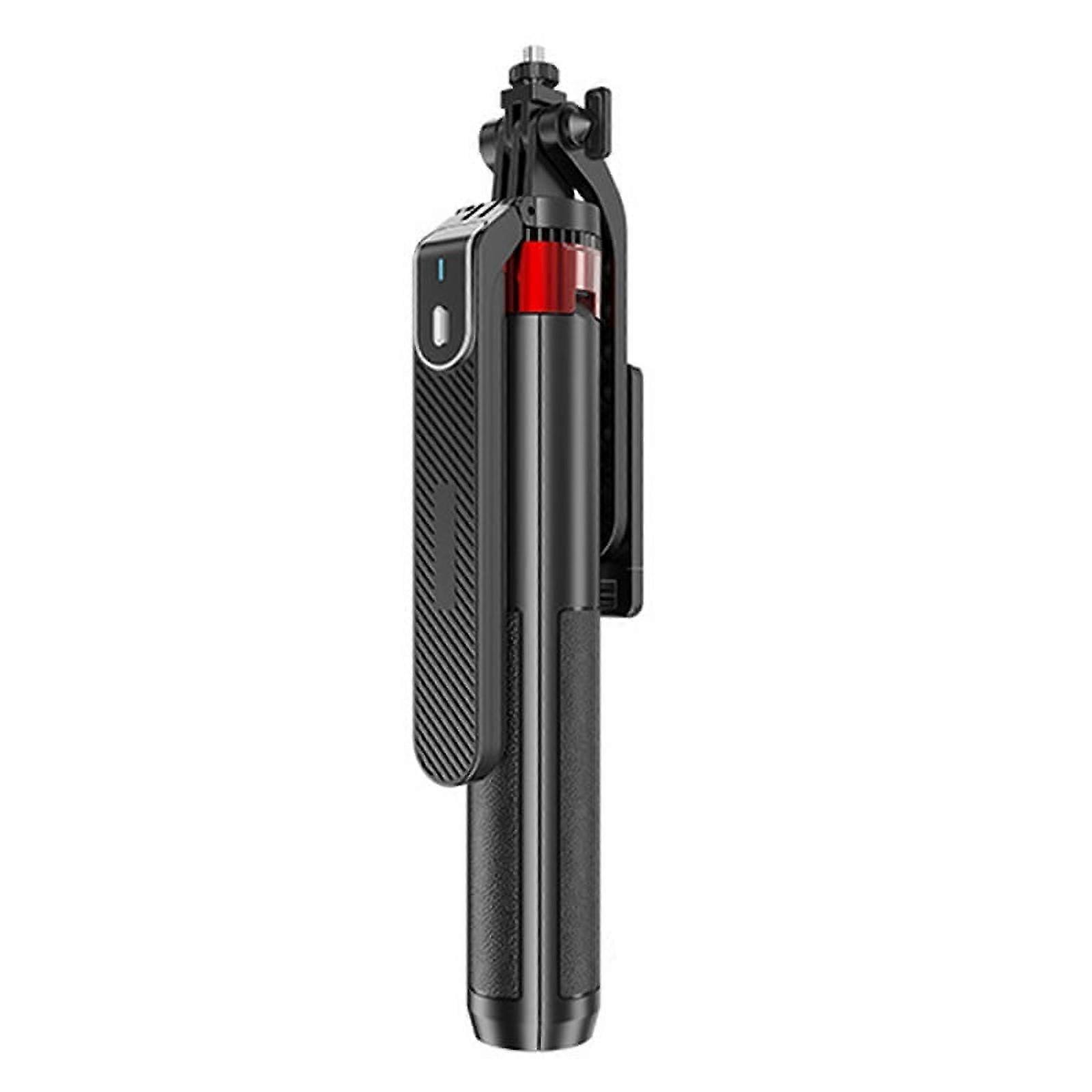 P185 Aluminum Alloy 1.6M Handheld Stabilizer Floor Telescopic Pole Quadrupod Mobile Phone Bluetooth Selfie Stick-A