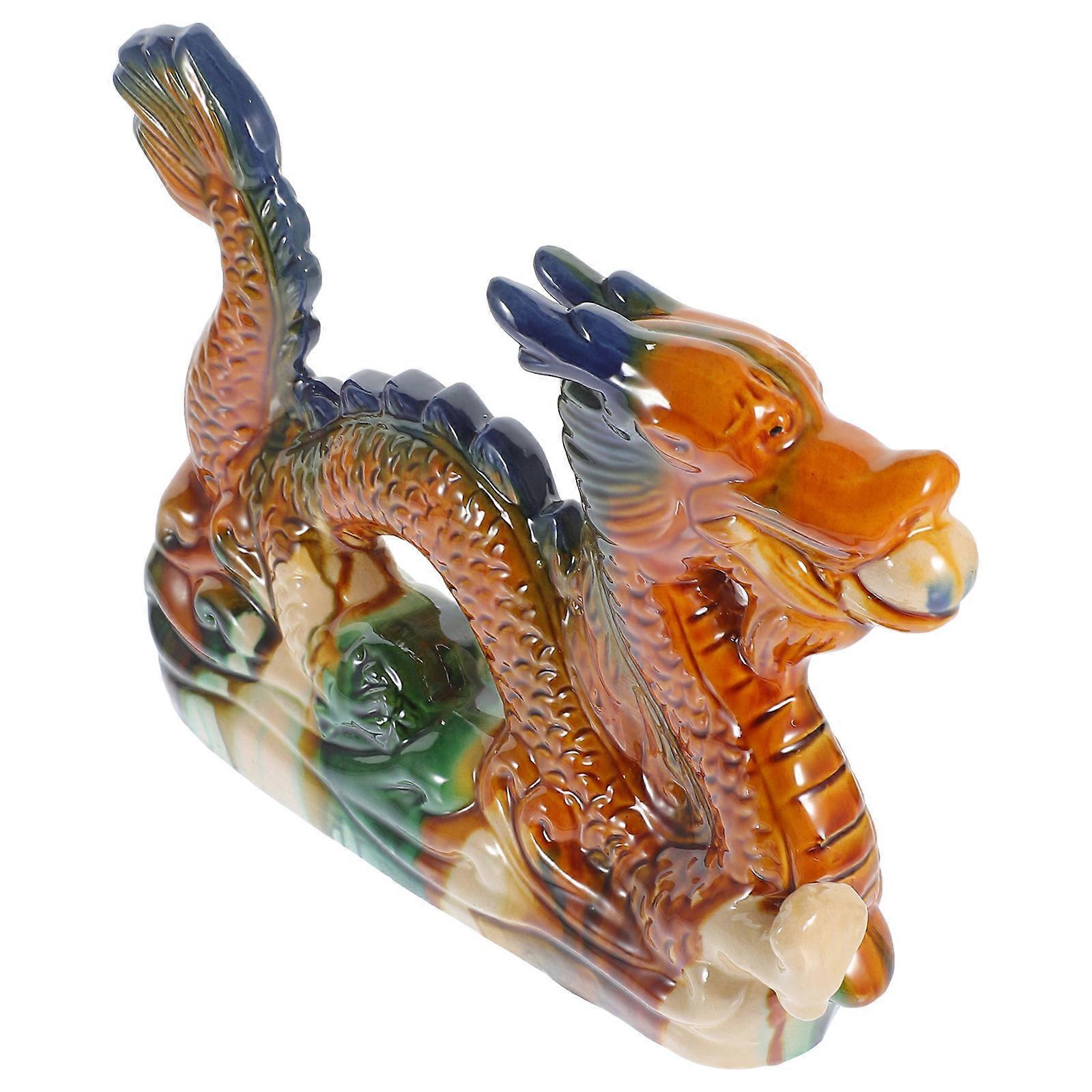 Ceramic Dragon Statue for Decoration Ceramic Dragon Figurine
