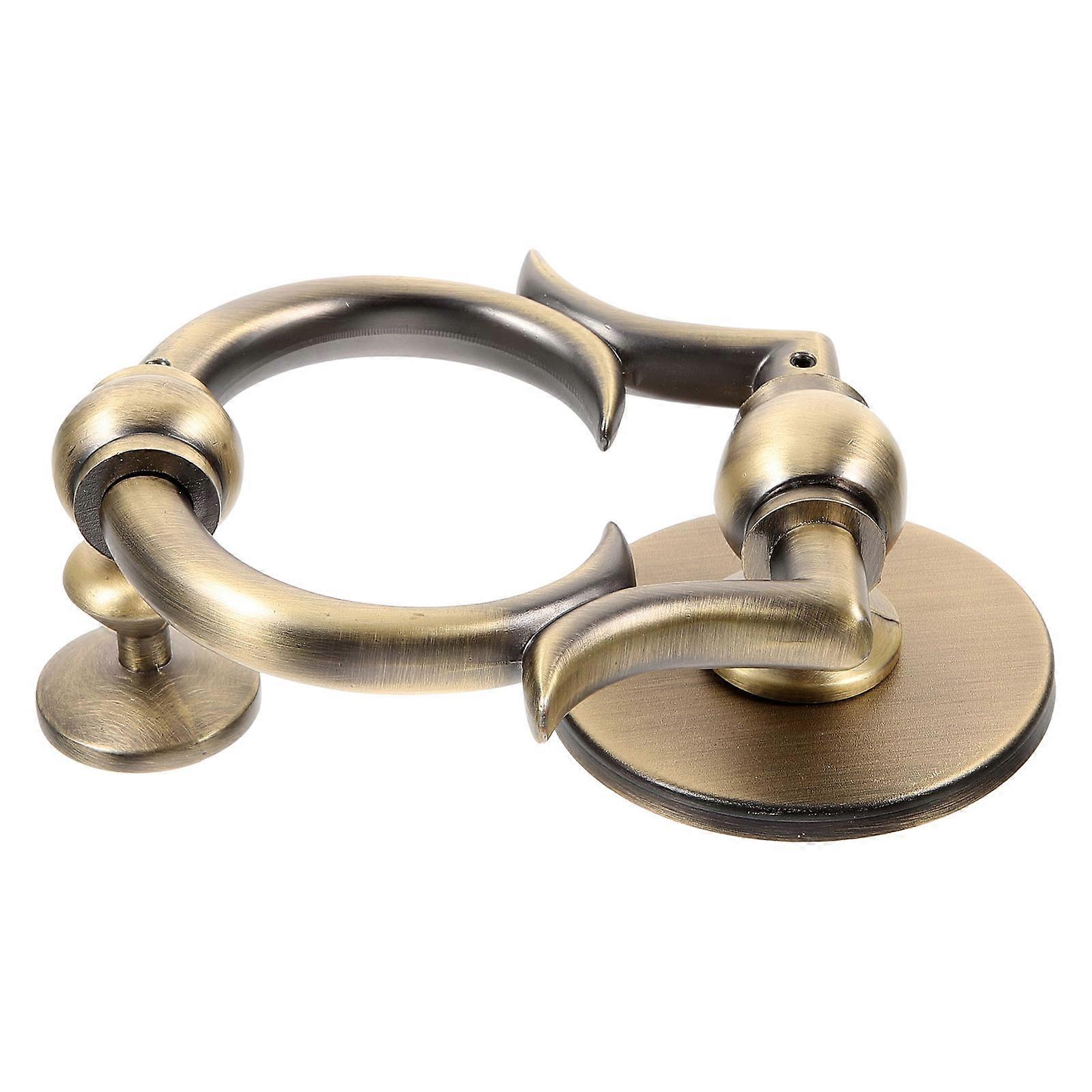 Door Handle Knocker Zinc Alloy Decorative Front Door Knocker 5Pcs