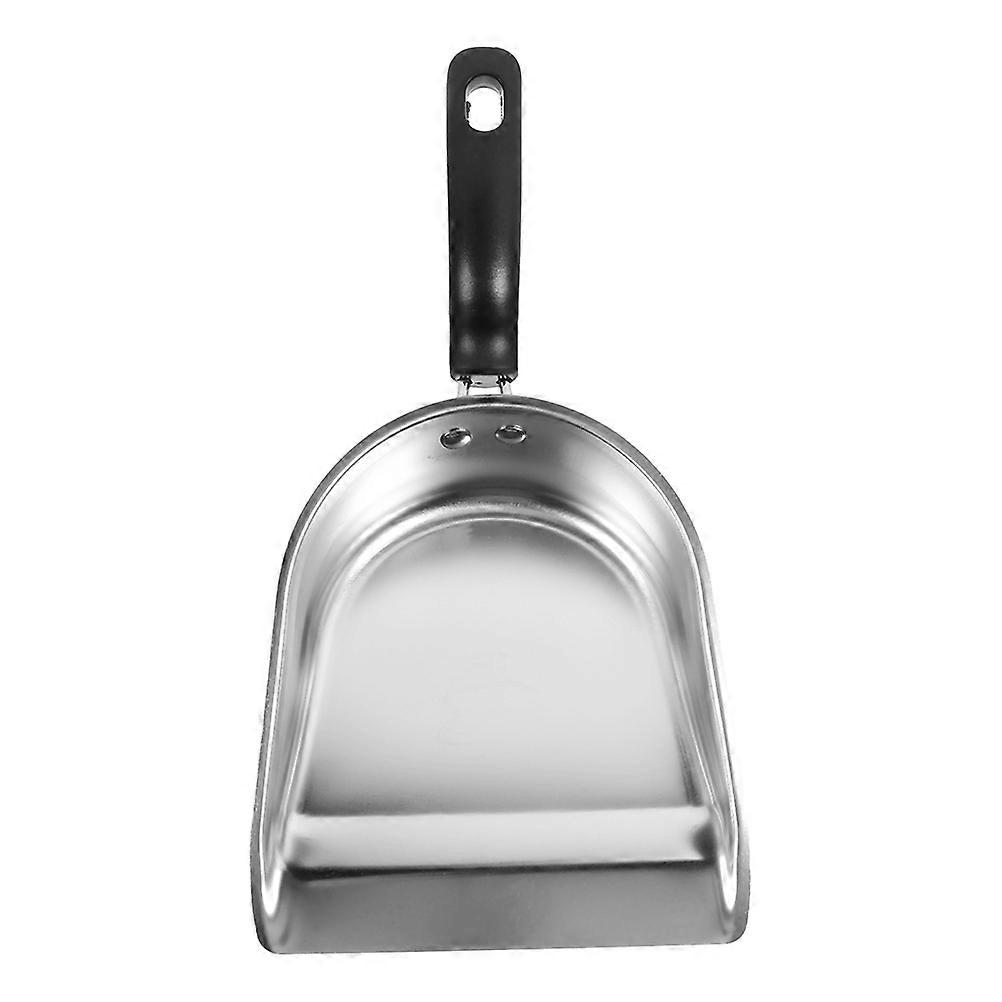 Office Dustpan Stainless Steel Garbage for Kitchen 2Pcs