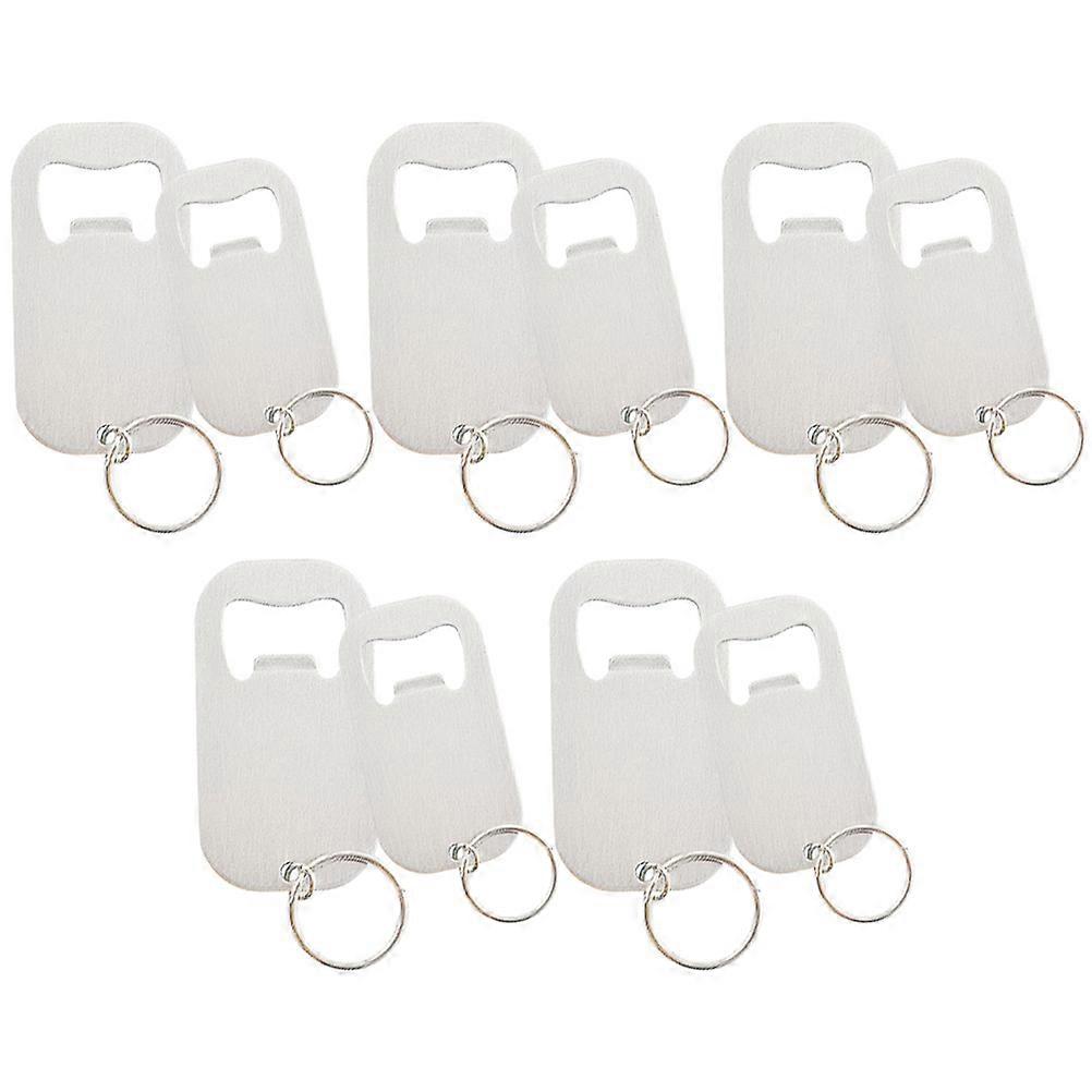 Mini Bottle Keychain Bottle Opener With Simple Design For Bachelors Hostesses Lovers 10Pcs