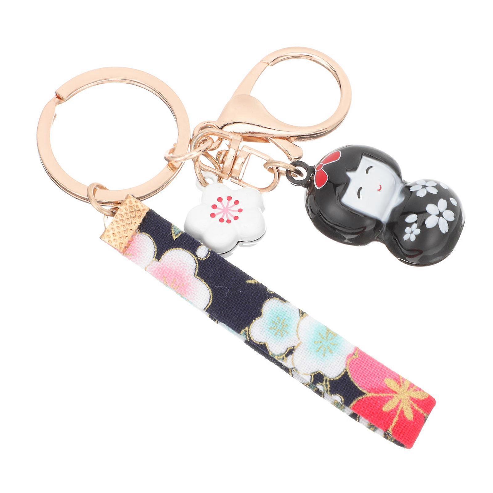 Doll Keychain Doll Key Ring for Decorative Pendant 3Pcs