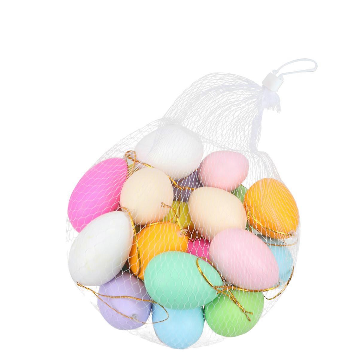 Fake Easter Eggs Hangable Easter Eggs for Kids DIY Craft Supplies 40Pcs