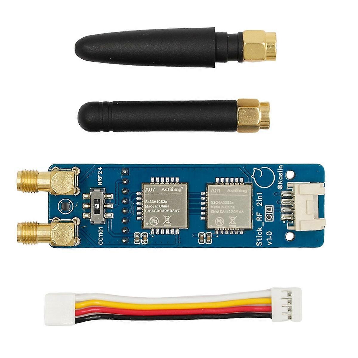 ABSQ-ESP32 dla modułu M5stack Stickcplus 2 w 1 z oprogramowaniem układowym Bruce NRF24 2,4 GHz i CC1101 433M
