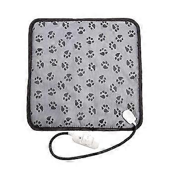 Pet Heating Pad for Dogs & Cats, Electric Adjustable Warming Mat with Waterproof Chew-Resistant Steel Cord, 45cm x 45cm Large