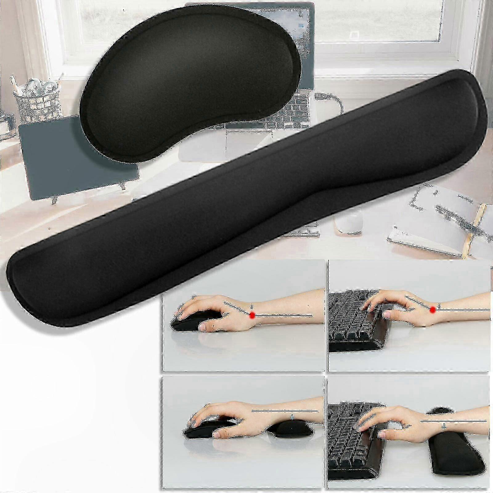Ergonomic Keyboard and Mouse Support Pad for Comfortable Use