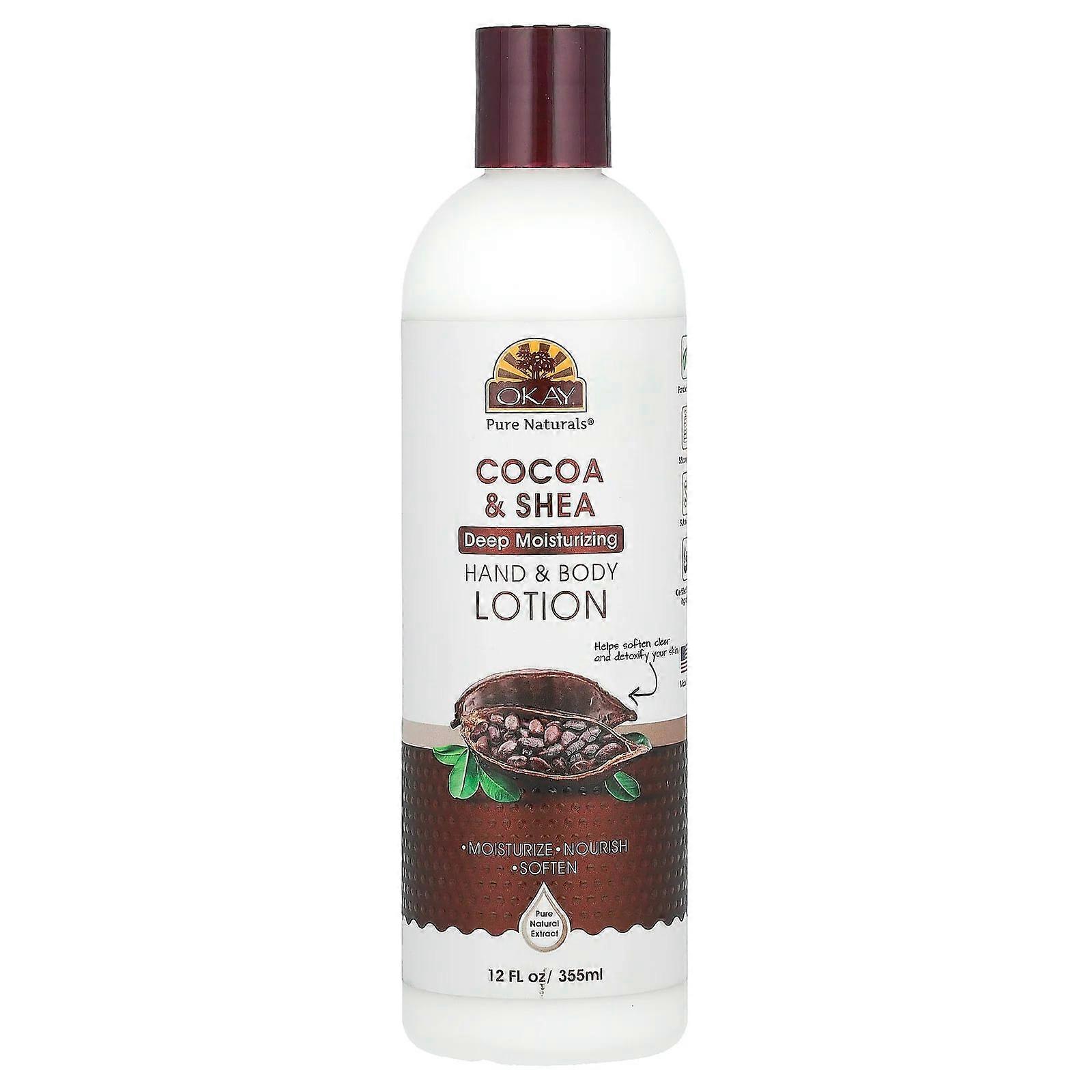 Hand & Body Lotion, Cocoa & Shea, 12 fl oz (355 ml)