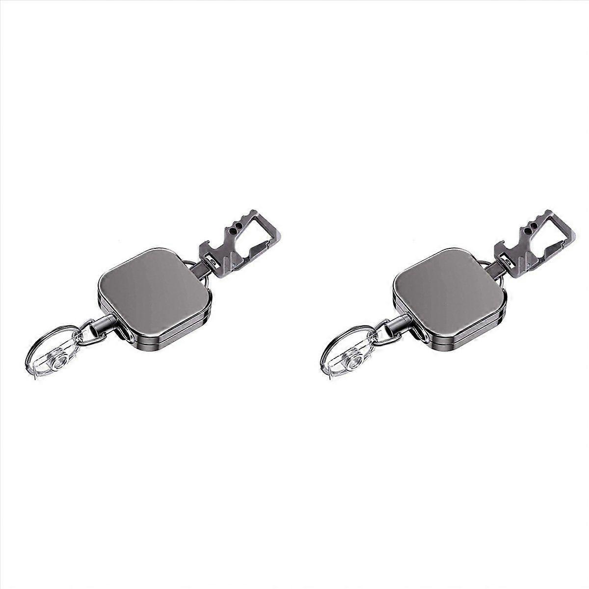 Keyring Id Card Key Ring Cord Reel Retract Pull Key Badge