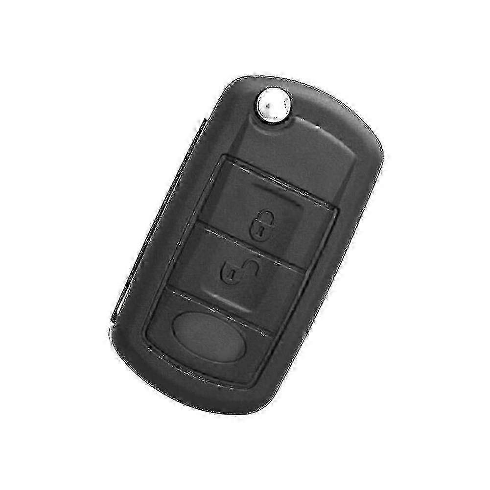 25-26 Land Rover Range Rover Sport Lr3 Discovery 3 Button Folding Key Shell Case - Farfi f54