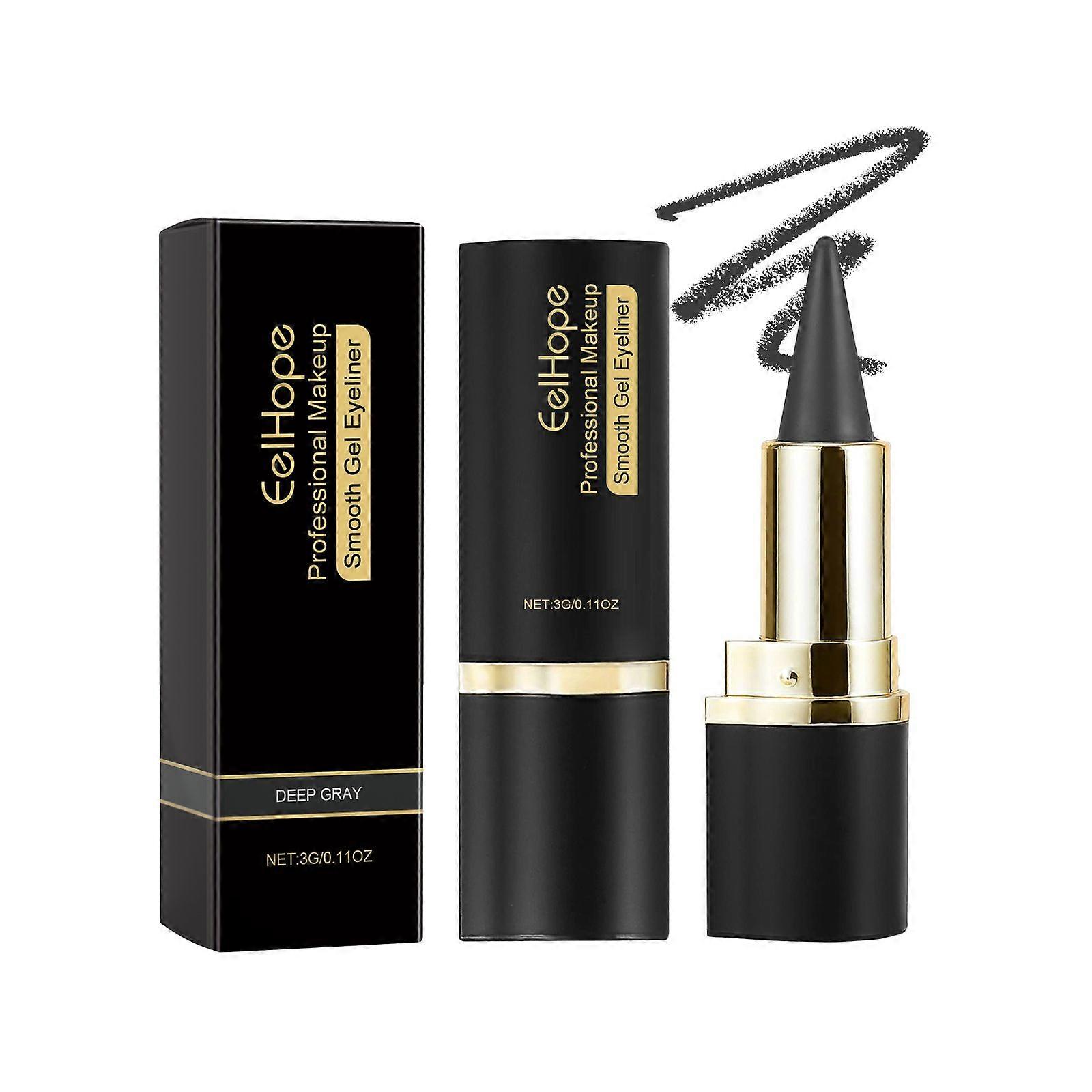 Eelhope Phantom Eyeliner Cream (Deep Gray) Is A Long-Lasting, Non-Smudging, Smooth And Color-Showing Solid Eyeliner Cream With Multiple Colors On One 