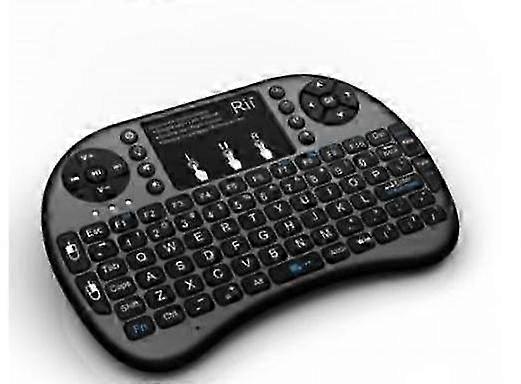 25-26 2.4G Rii Mini i8 Wireless Keyboard with Touchpad for PC Pad Andriod TV Box Black/White
