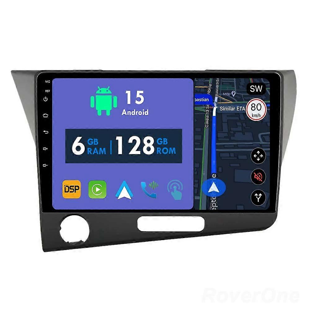 Car Radio 6G+128G CarPlay GPS Navigation Head Unit for Honda CR-Z 1 CRZ 2010 - 2016 Android Auto Bluetooth Stereo Touch Screen
