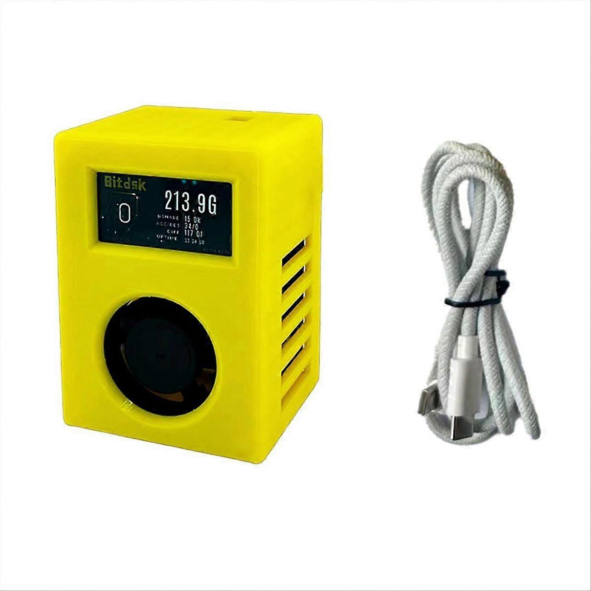 D12 200Gh/S Harshrate BM1397 Bitcoin ASIC BTC Miner Solo Lottery Mining with Smart Display UK Plug