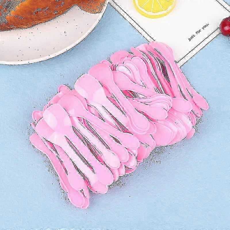 100 ks mini plastových lžiček na želé, zmrzlinu a dezerty - značka QH