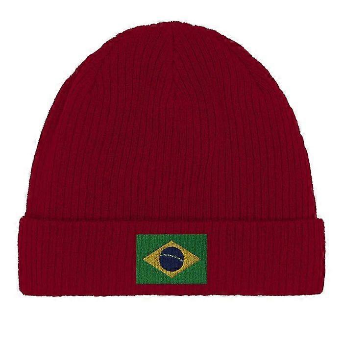 Brazil Flag Cap in Red