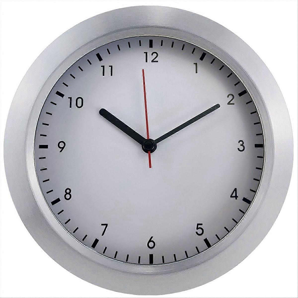 Washroom Kitchen Clock Waterproof Bathroom Clock LCD Digital black