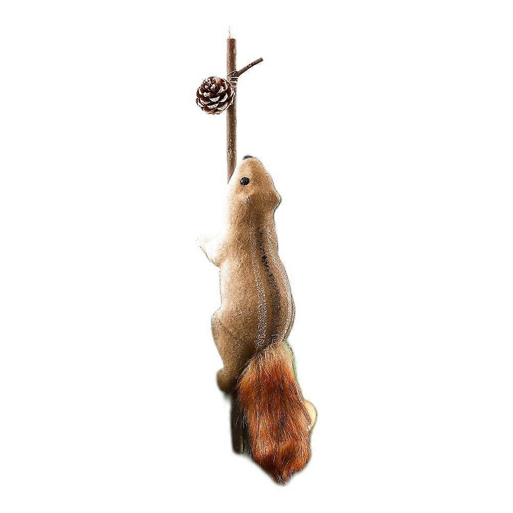Christmas Tree Decorations Animal Squirrel Figurines Holiday Ornaments