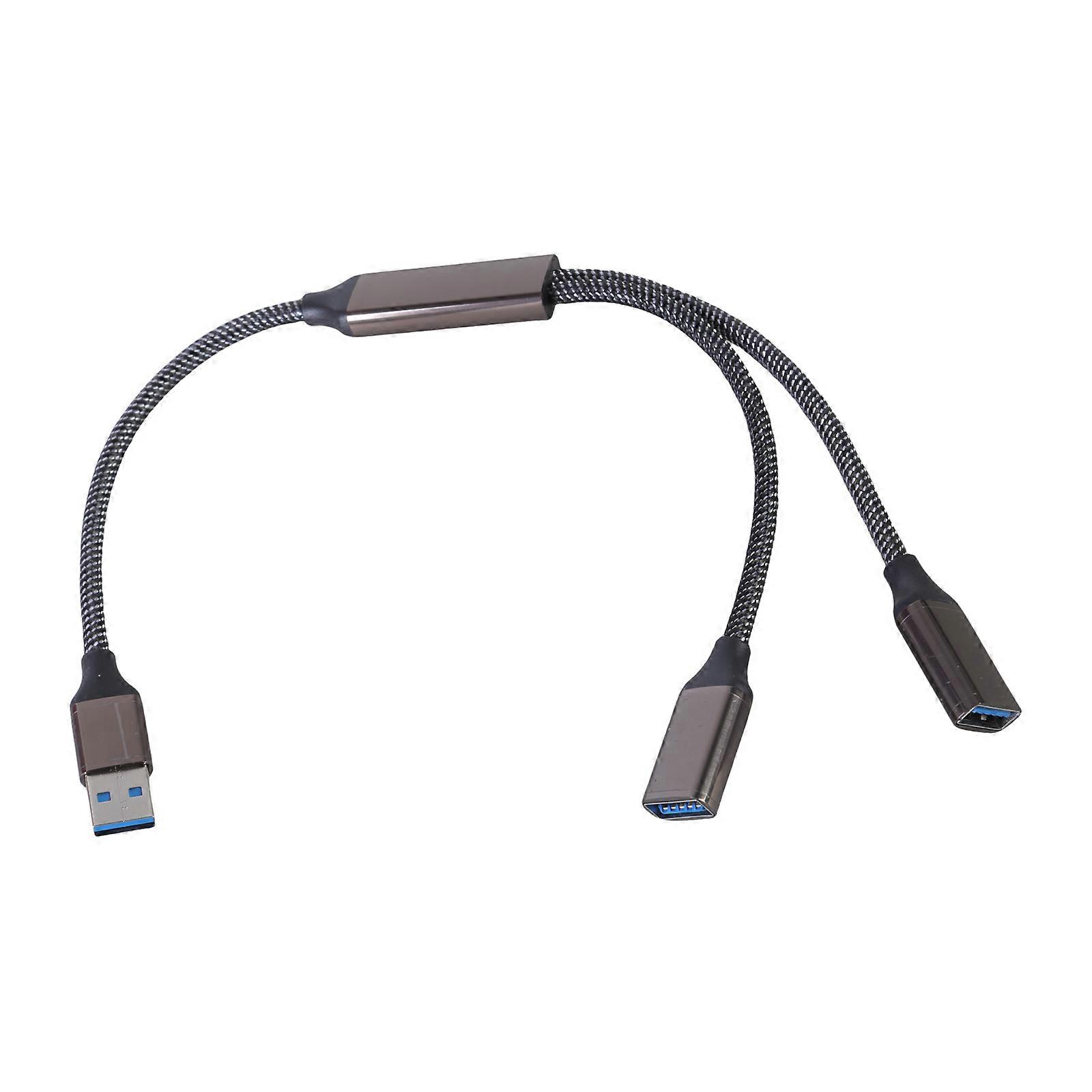 USB3.0 Y Splitter Adapter Hub for Connecting Multiple Devices with Fast Data Speeds and Reliabled Power Supply Multicolor