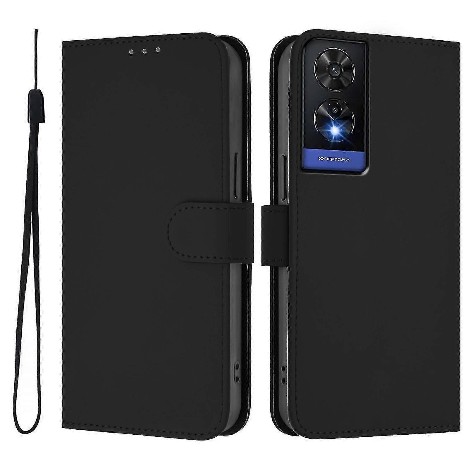 Solid Color PU Case For TCL 505 [jkw]