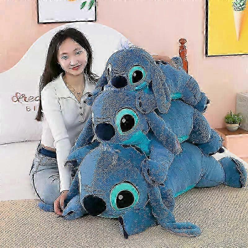 2025 SWDisney Kawaii Stitch Plush Toy Doll Animals Cartoon Soft Sleeping Sofa Pillow Room Decor Anime Stuffed Peluche Birthday Gift Backpack