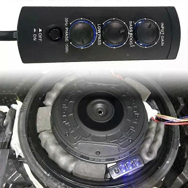 Car Sound Subwoofer Amplifier Space Saving Spare Tire Subwoofer Amplifier Designed for youthful & Music X37F