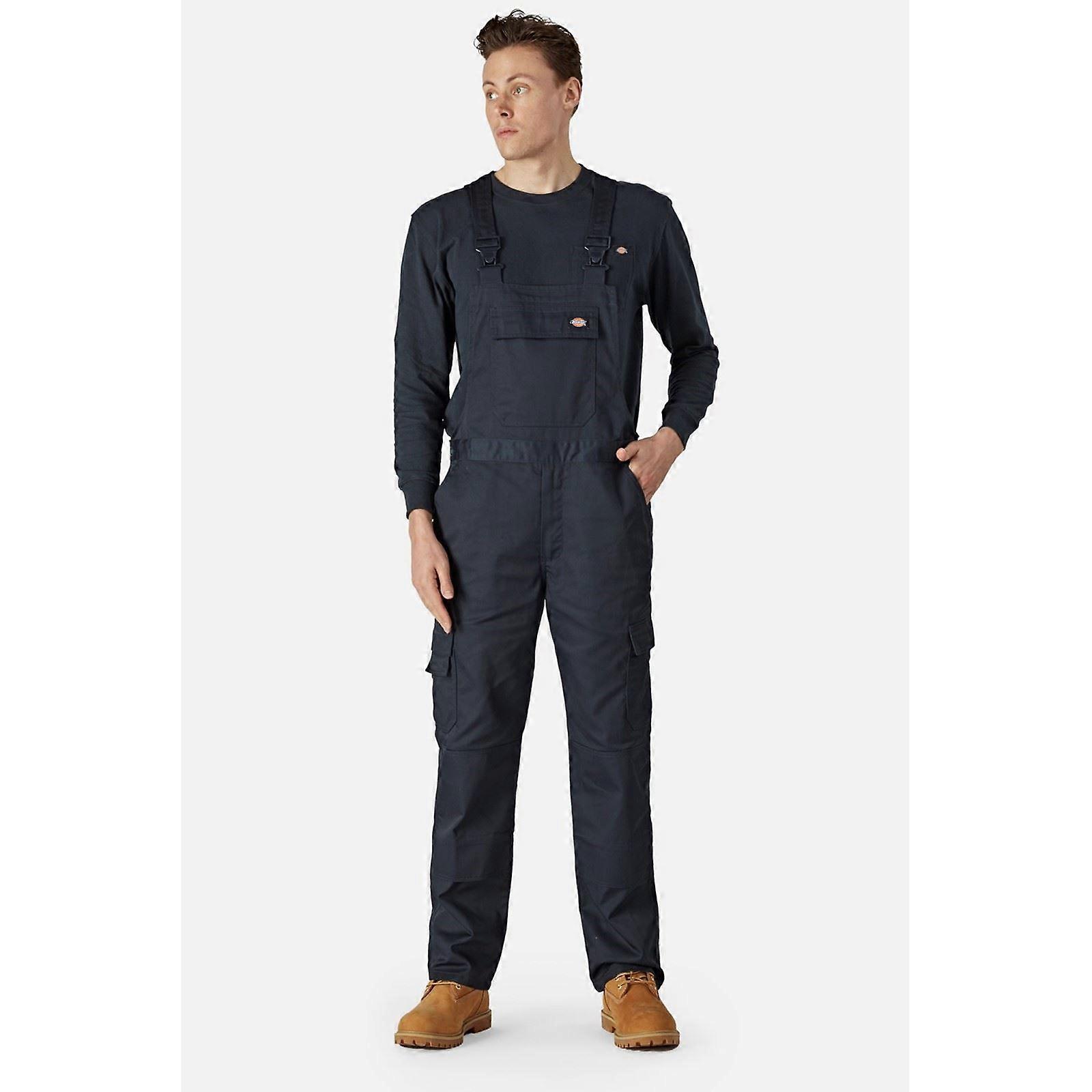 Dickies Everyday Bib and Brace Polyester Men's Blue Work Overall