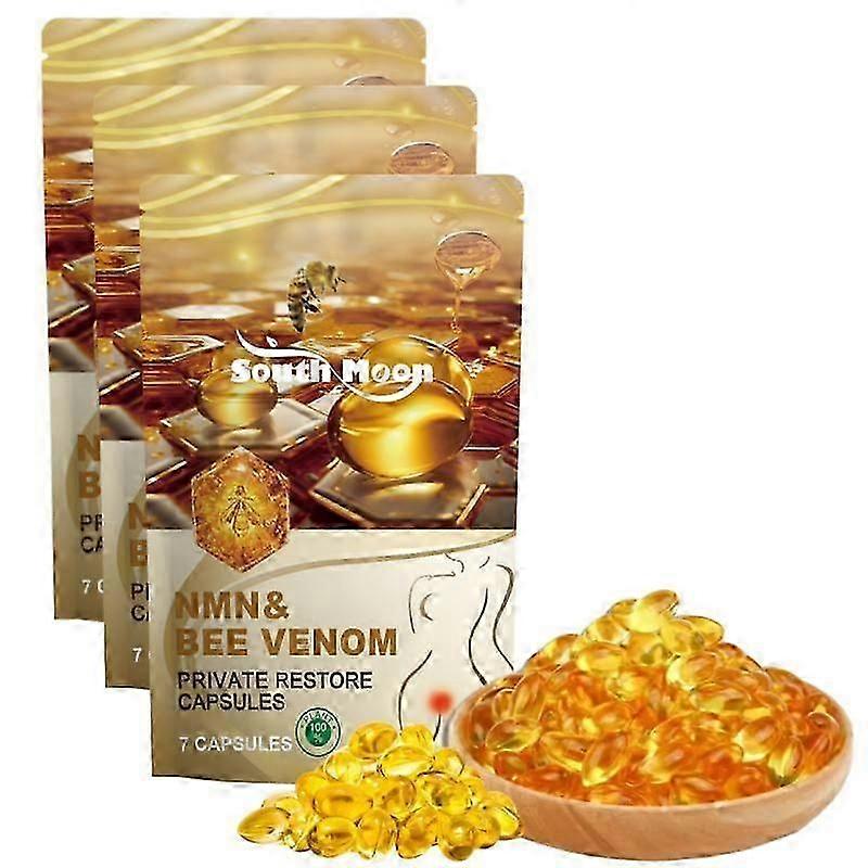 3 zakjes SOUTH MOON Natural Repair Capsules voor hydratatie, voeding en versteviging van de huid. Capsules voor een gezonde huid en verbetering van de huidconditie.