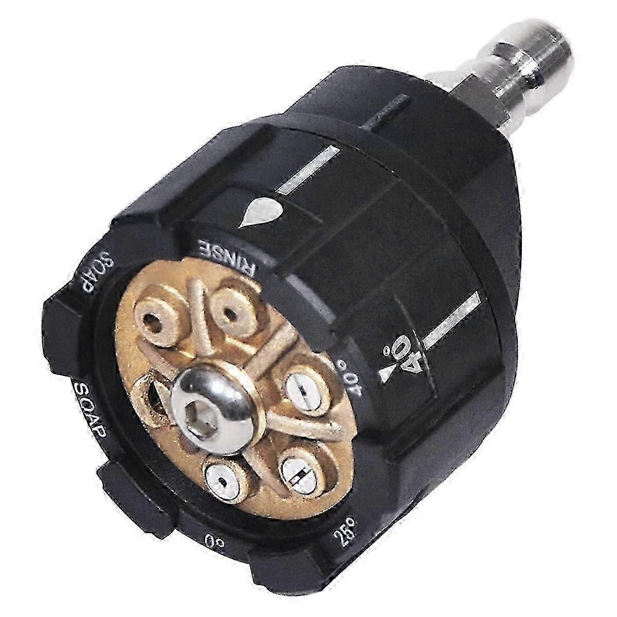 6-in-1 Adjustable Pressure Washer Nozzle with Quick Connect Tips, 2.5GPM