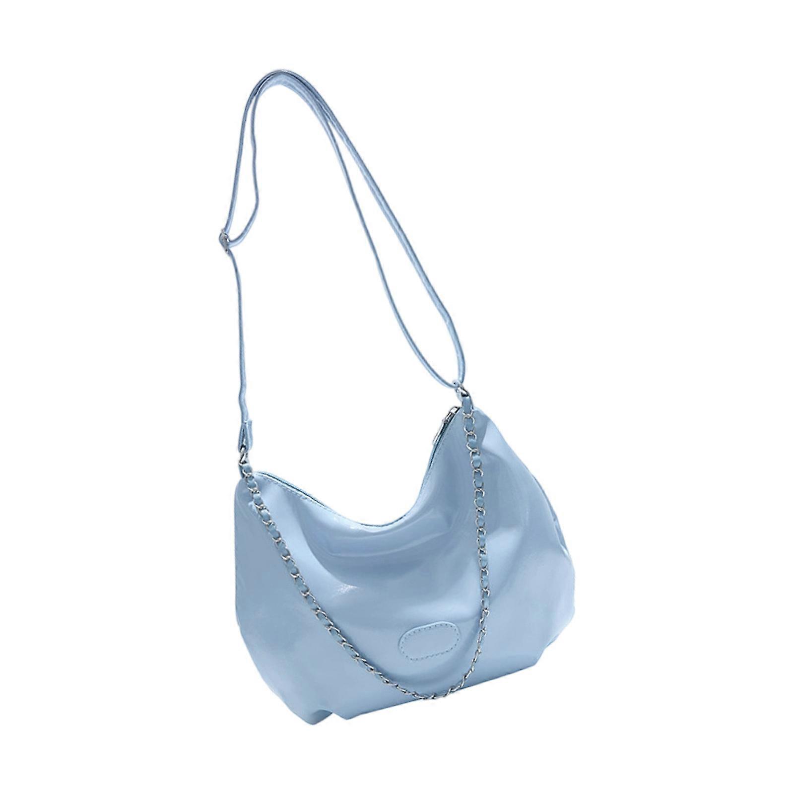 Capacious Single Strap Container PU Fabric Work Travel Essential Lightweight Ergonomic Shipper  White